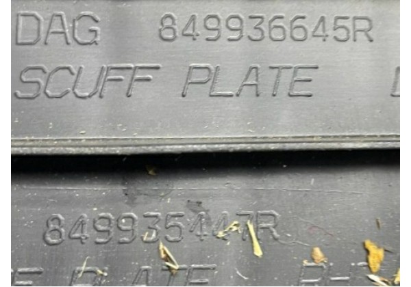 Накладка порогу багажника Renault Logan 2 MCV, 849936645R, 849935447R