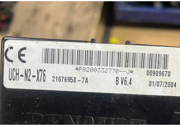 Комплект запалювання, ЕБУ, комп'ютер Renault Kangoo, 1.5 DCi, Euro 3, 8200374298, 8200331477, 8200332770 J