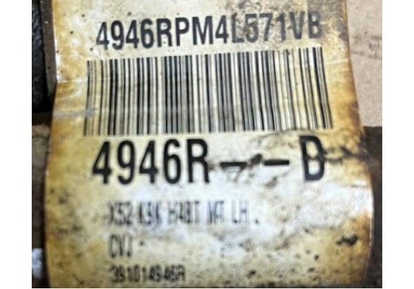 Піввісь ліва, приводний вал передній Renault Clio 3, Modus, Logan 2, Sandero 2, 0.9 TCe, 1.5 DCi, 23х26зуб, 391014946R, 391018888R