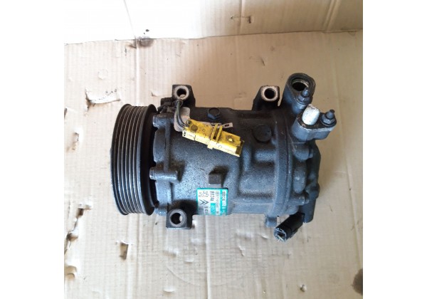 Компресор кондиціонера Citroen C5, Peugeot 407, 607, 1.6 HDi, 1.8, 1.8 16V, 2.0, 2.0 16V, 2.2, 2.2 16V, 6453PN, 6453RC, 6453PQ, 6453RH, 6453VF, 6453WZ, 9648138680, 9648238480, 9656572680, 9660555280, 9663315480, 9670022180, 9671820480, 9683003080