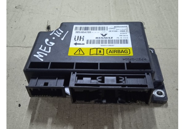 Блок управління подушками безпеки AIRBAG Renault Megane 3, 985105478R *