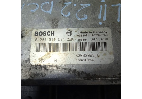 Комплект запалювання Renault Laguna 2, 2.2 DCi, 0281011571, 8200309318, 8200346254, 8200309024, 8200292641, 8200283814