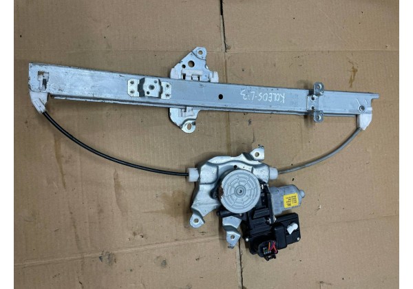 Склопідйомник задньої лівої дверки електричний Renault Koleos, 08-16, 827214390R, 82751JY00A, 82731JY10A