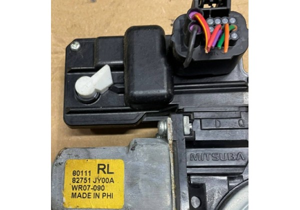 Склопідйомник задньої лівої дверки електричний Renault Koleos, 08-16, 827214390R, 82751JY00A, 82731JY10A