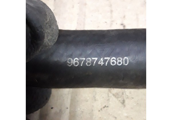 Патрубок системи охолодження Peugeot 208, 2008, 308, 3008, Citroen C3, C4, 1.2 THP, 9678747680
