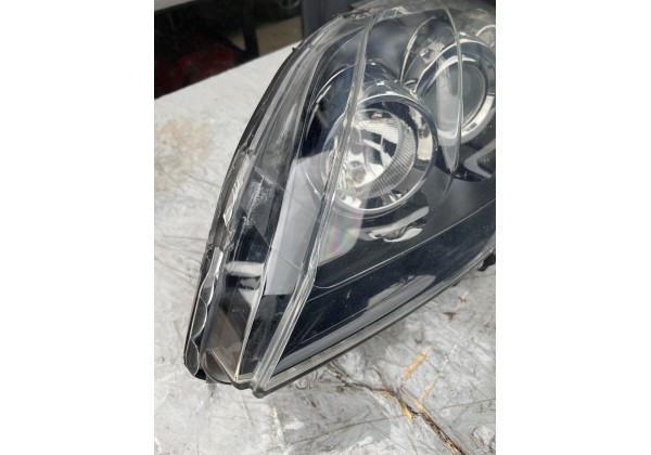 Скло лівої фари, фара ліва Renault Laguna III 07-10, 260600074R, Пошкоджений корпус