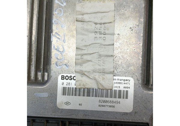 Комп'ютер, комплект запалювання Рено Меган 2, Сценік 2 для 2.0 дці, 0281014351,8200688494,1039S14471,8200780021,U118400260