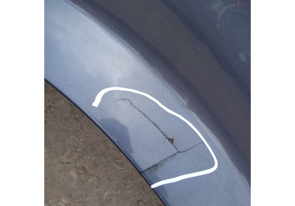 Крило праве Renault Clio 3, 05-12, 195, 8200325171, З ДЕФЕКТОМ