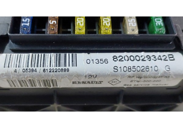 Комплект запалювання Renault Megane 1, Scenic 1, 1.9 DCi, 0281010819, 8200039569, 8200166362, 8200029342 B, S108502610