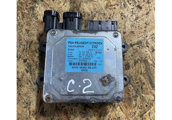 Блок управління електропідсилювачем керма Citroen C2, C3, 9652024280