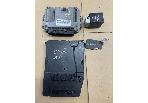 Комплект запалювання, ЕБУ, комп'ютер, Renault Megane 2, Scenic 2, 1.9 DCi, 0281011776, 8200391966, 8200386508, 8200309693, S118400310 L