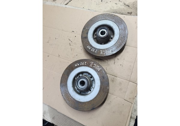 Гальмівний диск задній, з підшипником Renault Megane II, Clio III, Modus, Grand Modus, Twingo II,7701207823,432005338R,270мм.