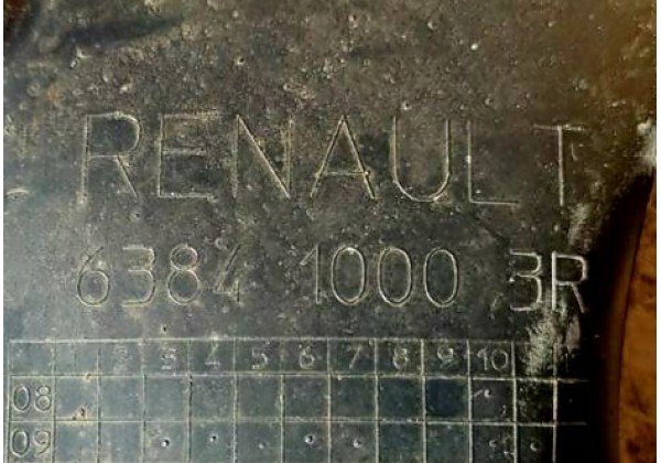 Підкрилок передній лівий, передня частина Renault Master 3, 638410003R