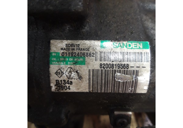 Компресор кондиціонера Renault Twingo 2, Modus, Clio 2-3, 1.2, 1.2 16V, 7711368902, 8200578856, 8200819568, 8200357173, 8200756604 *