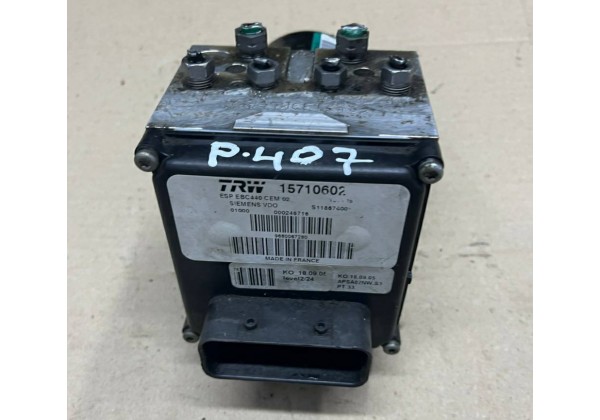Блок ABS Peugeot 407, 9660067280, 15710602