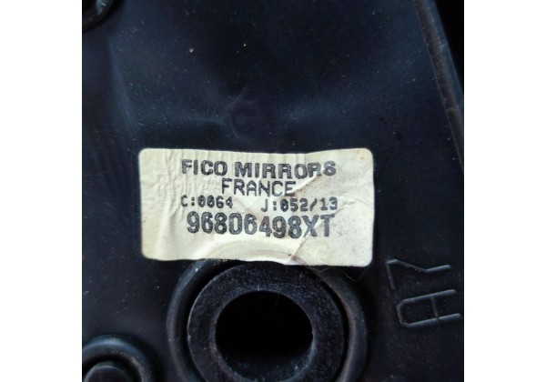 Дзеркало ліве, Peugeot 207, 5+4 контактів, 96806498XT