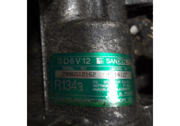 Компресор кондиціонера Peugeot 206, Partner, Citroen Berlingo, Xsara Picasso, 1.1, 1.4, 1.6 16V, 9628239480, 6453CN, 6453JP, 1412F
