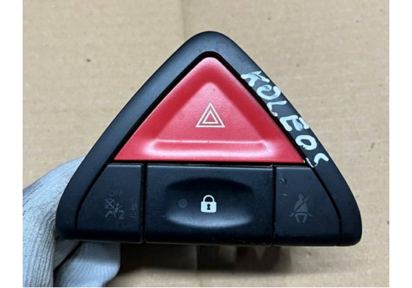 Кнопки аварійної сигналізації та центрального замка, індикатори подушок AIRBAG та ременів безпеки, Renault Koleos, 68485JY00A, 68485JY10A, 252905023R, 805955408R, 250207267R, 250203188R