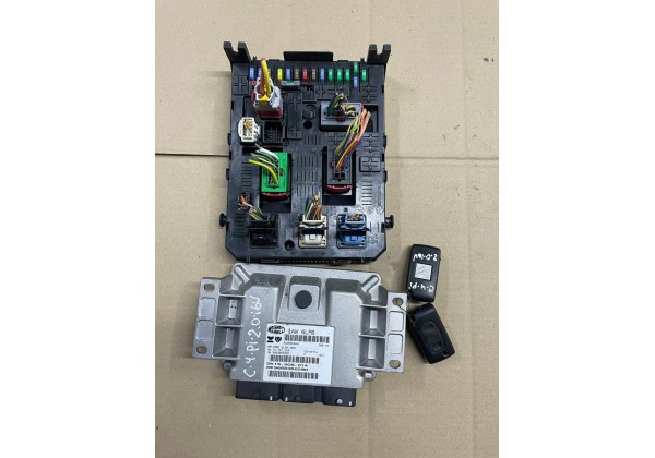 Комплект запалювання, ЕБУ, комп'ютер, Citroen C4 Picasso, Grand Picasso, 07-13, 2.0 16V, 9665056280, 9663805380, 16909014, 16707254, 9664059080 01