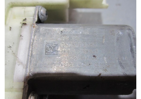 Склопідйомник задньої лівої дверки електричний Peugeot 308, (T9), sw, 9678310280, 9800273480