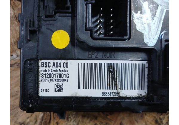 Блок BSI, модуль BSM Peugeot 407, 9655472080, S120017001G