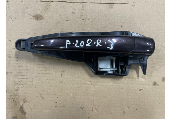 Ручка наружна правої задньої дверки Peugeot 208, 9672961080, 9101GH, 9109E7