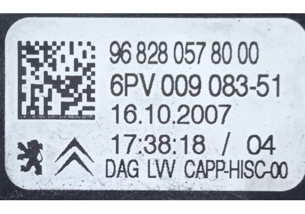 Педаль газу Peugeot 207, 9682805780, 1601X5