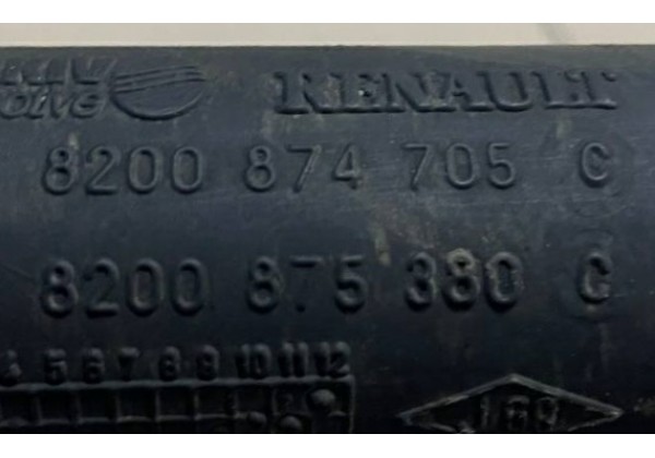 Патрубок інтеркулера під датчик Renault Kangoo 2, Megane 2, Scenic 2, 1.5DCi, 8200874705, 8200875380