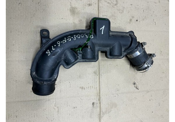 Патрубок повітряний від інтеркулера до турбіни Citroen, Peugeot, 1.6 VTi THP, EP6, 1440J1, 9659145580, 9656202280