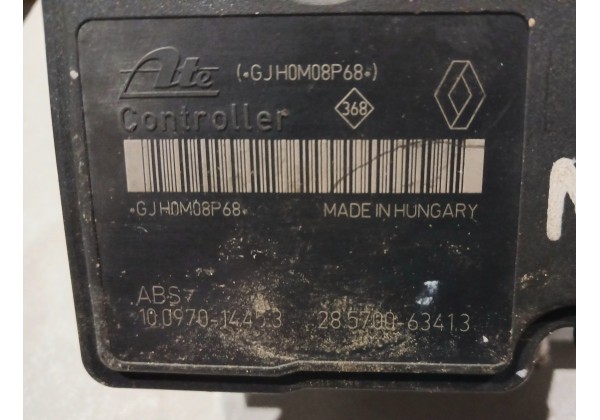 Блок ABS Renault Megane III, Scenic III, Laguna III, Fluence, 476606747R, 95CT2AAY1, 10.0207-0222.4, 10.0970-1445.3, 28.5700-6341.3