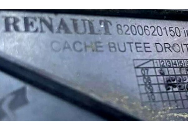 Заглушка середньої направляючої правої зсувної дверки Renault Kangoo 2, 8200620150