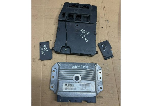 Комплект запалювання, ЕБУ, комп'ютер Renault Megane 2, Scenic 2, 1.4 16V, 8200321263, 8200387138, 8200309689, S118400120 D