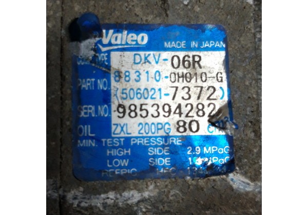 Компресор кондиціонера Citroen C1, Peugeot 107, 1.2 12V, 883100H010