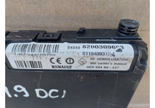 Комплект запалювання Renault Megane 2, Scenic 2, 1.9 DCi, 0281011549, 8200309693, 8200310863, 8200370779