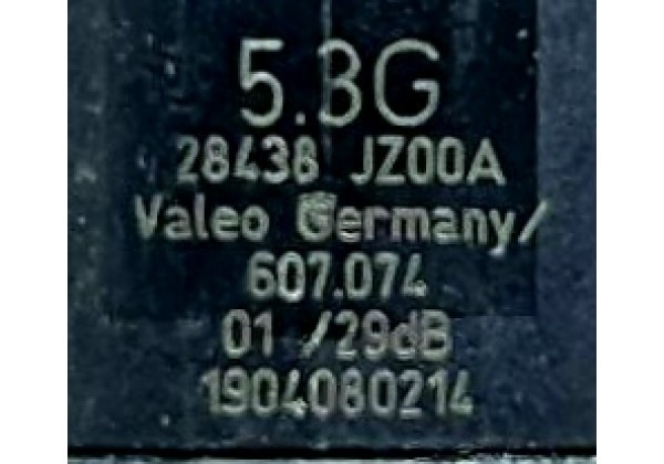 Датчик парктроніка передній Renault, 284375715R, 28438JZ00A, 28438JY00A, 284420027R, 284421300R, 284422146R, 284422338R