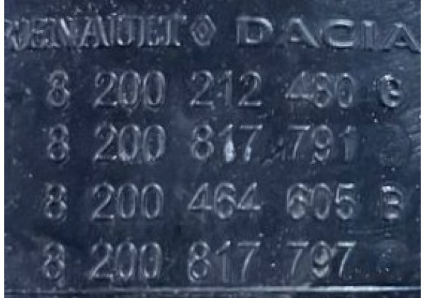 Дефлектор обдуву салона Renault, 8200212480, 8200817791, 8200464605, 8200817797