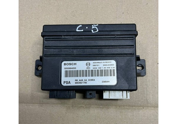 Блок управління парктроніком Citroen, Peugeot, 9663821780, 0263004203