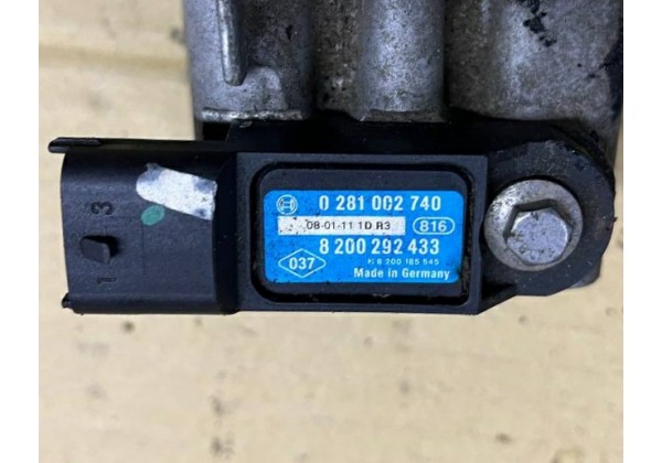 Датчик абсолютного тиску, мапсенсор Renault 1.9, 2.0, 2.3 dci, 8200292433, 8200685363, 0281002740, 0281002958
