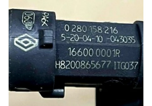 Форсунка паливна Renault Megane 3, Scenic 3, 1.4 TCe, 166000001R, 8200865677, 0280158216