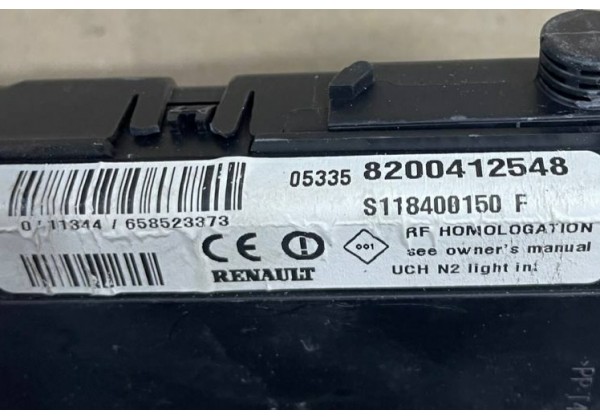 Комплект запалювання, ЕБУ, комп'ютер, Renault Megane 2, Scenic 2, 1.6 16V, 8200509516, 8200509552, 21585421-2A, 8200412548