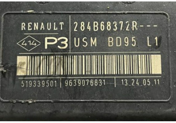 Блок запобіжників Renault Megane 3, Scenic 3, 284B68372R