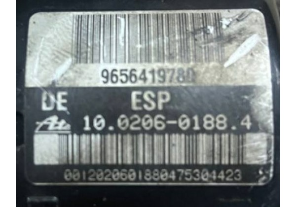 Блок ABS Citroen C5, 9656419780, 10020601884, 10096011463