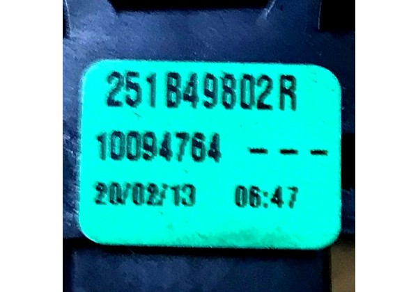 Кнопка ECO Renault Logan 2, Sandero 2, 251B49802R