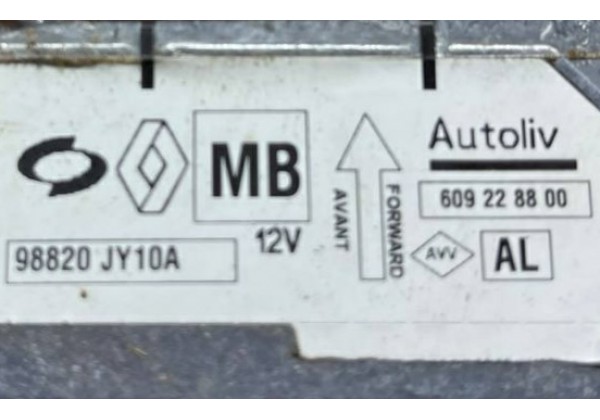 Електронний блок управління подушками безпеки AIRBAG Renault Koleos, 08-16, 98820JY10A