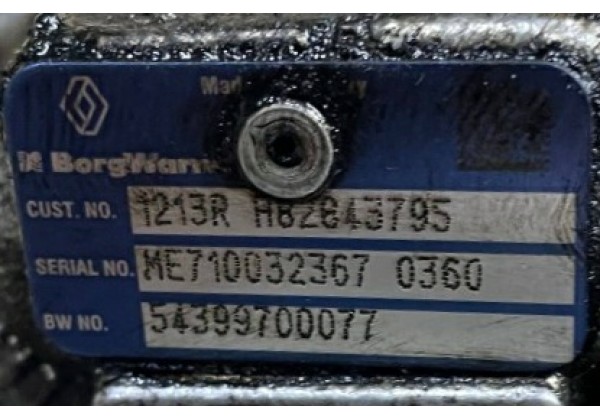 Турбіна Renault Megane 3, Scenic 3, 1.4 TCe, 144105751R, 54399700077, H82843795, 82843795