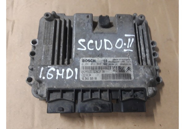 Комплект запалювання Citroen Jumpy 2, Peugeot Expert 2, Fiat Scudo 2, 1.6 HDi, 0281013869, 9653958980, 9664356980, 9663798380