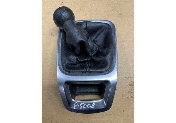 Рамка  куліси КПП з кожухом Peugeot 5008, 09-16, 7591CY, 9686375677, 81300442