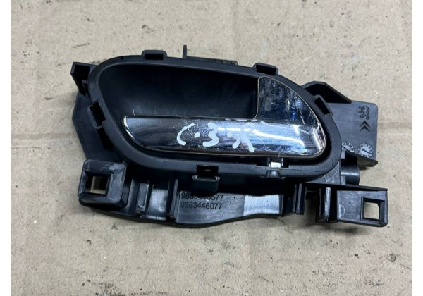 Ручка внутрішня правої передньої задньої дверки Citroen C3, Peugeot 3008, 5008, 9144F9, 9683446577, 9683446077, 9144G3