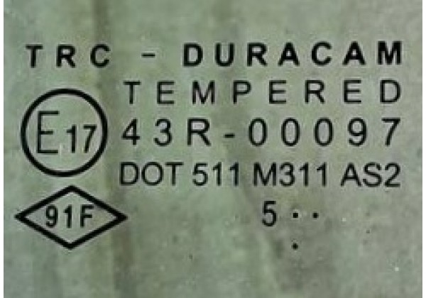 Скло задньої правої дверки Renault Logan MCV 2, 13-22, 823007347R