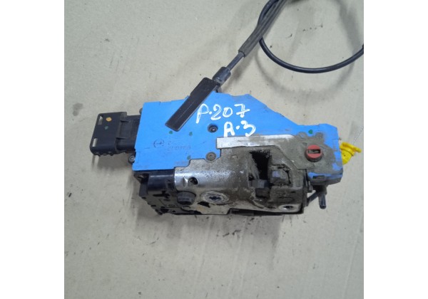 Замок правої задньої дверки Peugeot 207, 9138H8, 24097816, 24099816, 24095816